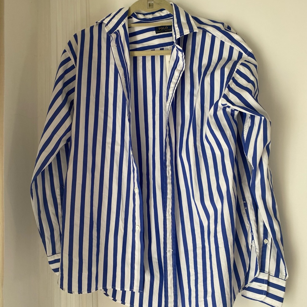 Ralph Lauren capri stripe shirt